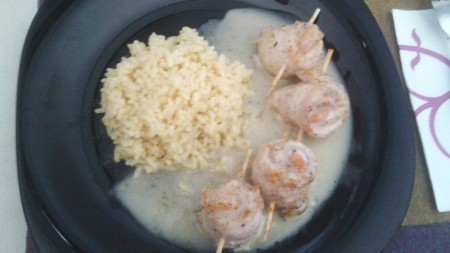 FILETES DE LENGUADO RELLENOS DE GAMBAS.